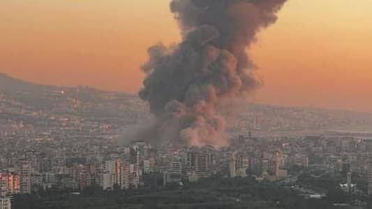 Israeli airstrikes have renewed over the southern suburbs of Beirut