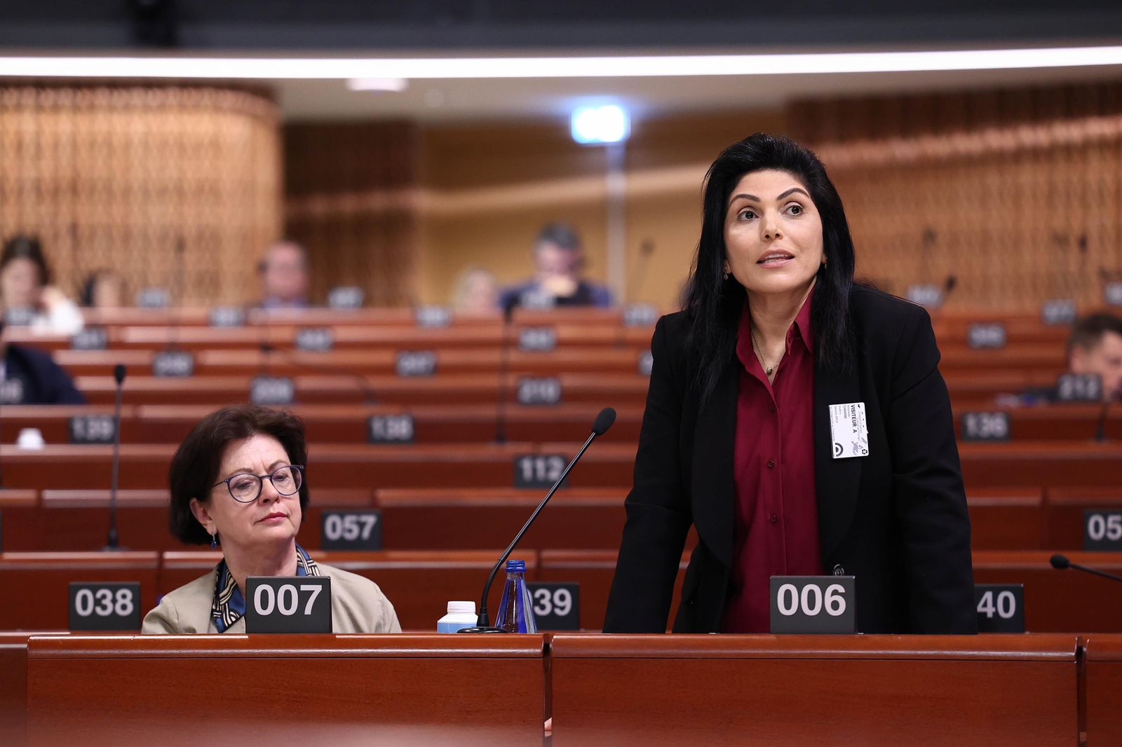 انطوانيت شاهين بصوت المناضلة في الجمعية البرلمانية لمجلس اوروبا... لا لعقوبة الإعدام