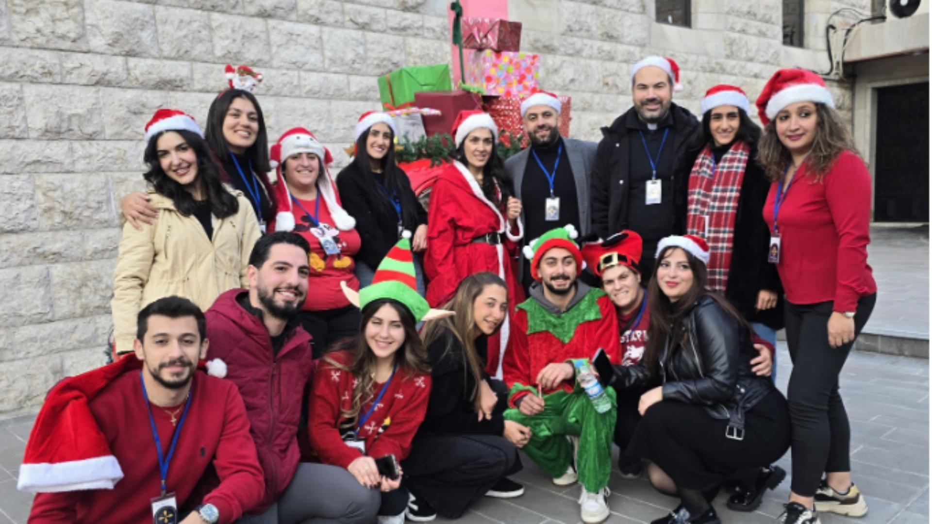 عين الخروية تحتفل بالميلاد