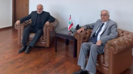Bou Habib meets Iran Ambassador