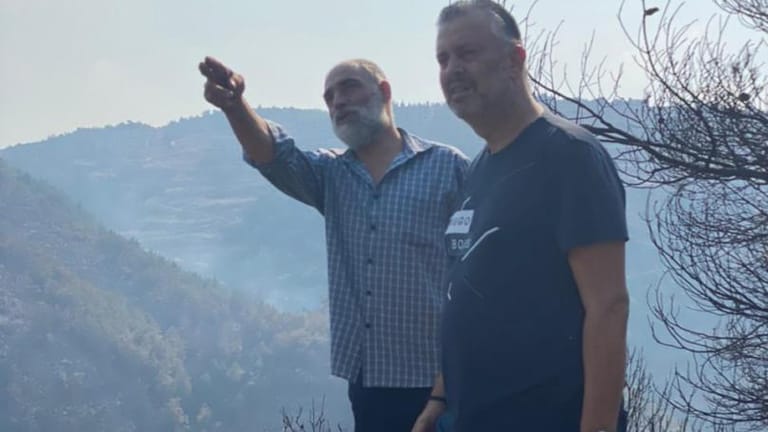 حبيش شكر للدفاع المدني ولسلاح الجو في الجيش إهماد الحرائق في عكار