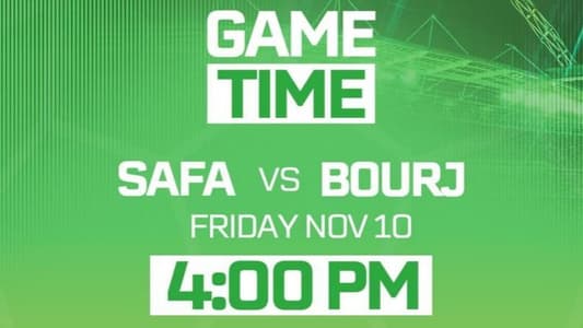 Stay tuned for the match between Safa and Burj within the ninth stage of the Lebanese Football League at 4:00 pm live on MTV