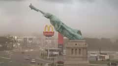 Watch: Statue of Liberty Collapses