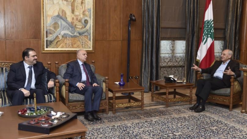 Berri discusses situation with Hakim, broaches educational matters with MP Chehayeb, Bahia Hariri, meets MP Bizri