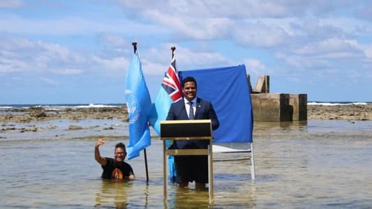 Minister Stands in Sea to Film COP26 Speech to Show Climate Change