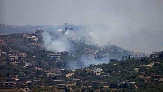 NNA: Israeli army forces are combing olive groves in the town of Blida with heavy machine guns