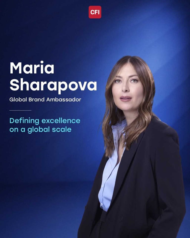 CFI Welcomes Maria Sharapova as Global Brand Ambassador