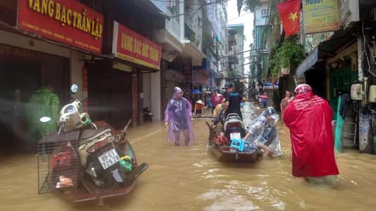 Parts of Hanoi Flooded as Landslides Hit Northern Vietnam