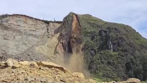 بالفيديو: انهيارٌ أرضيّ... ودمار هائل!