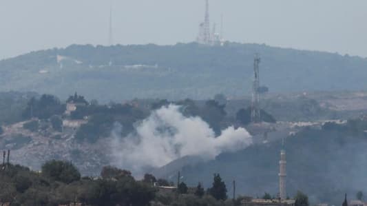 An airstrike between the towns of Yater and Kafra in the Bent Jbeil district