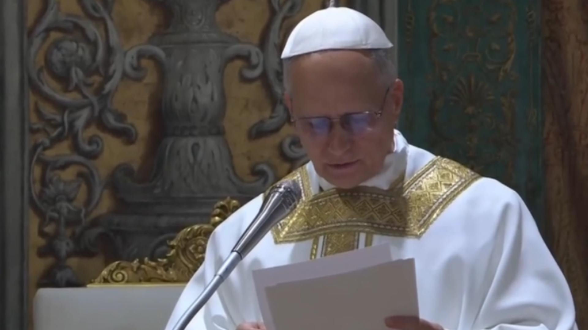Pope Leo XIV celebrates his first Mass: We offer our prayers for the good of the Church and the world