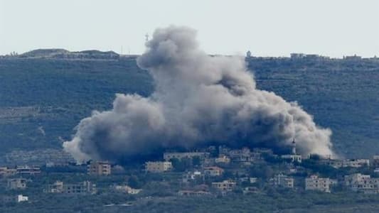 NNA: Israeli airstrikes targeted Tefahta in the Zahrani district