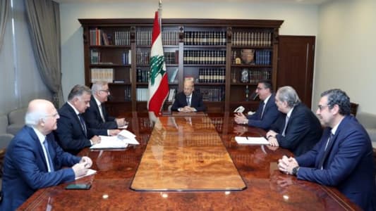 President Aoun chairs meeting over Syrian refugee dossier