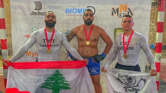 Lebanon's MMA champions return from Egypt with 3 gold medals