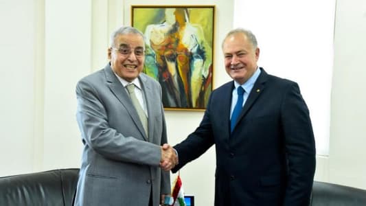 Bou Habib meets diplomats, receives official invitation from his Russian counterpart to visit Moscow