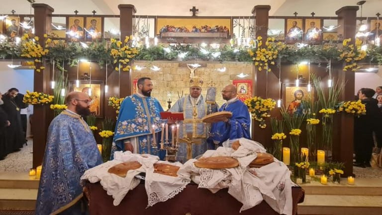 المطران ابراهيم ترأس قدّاس عيد البشارة