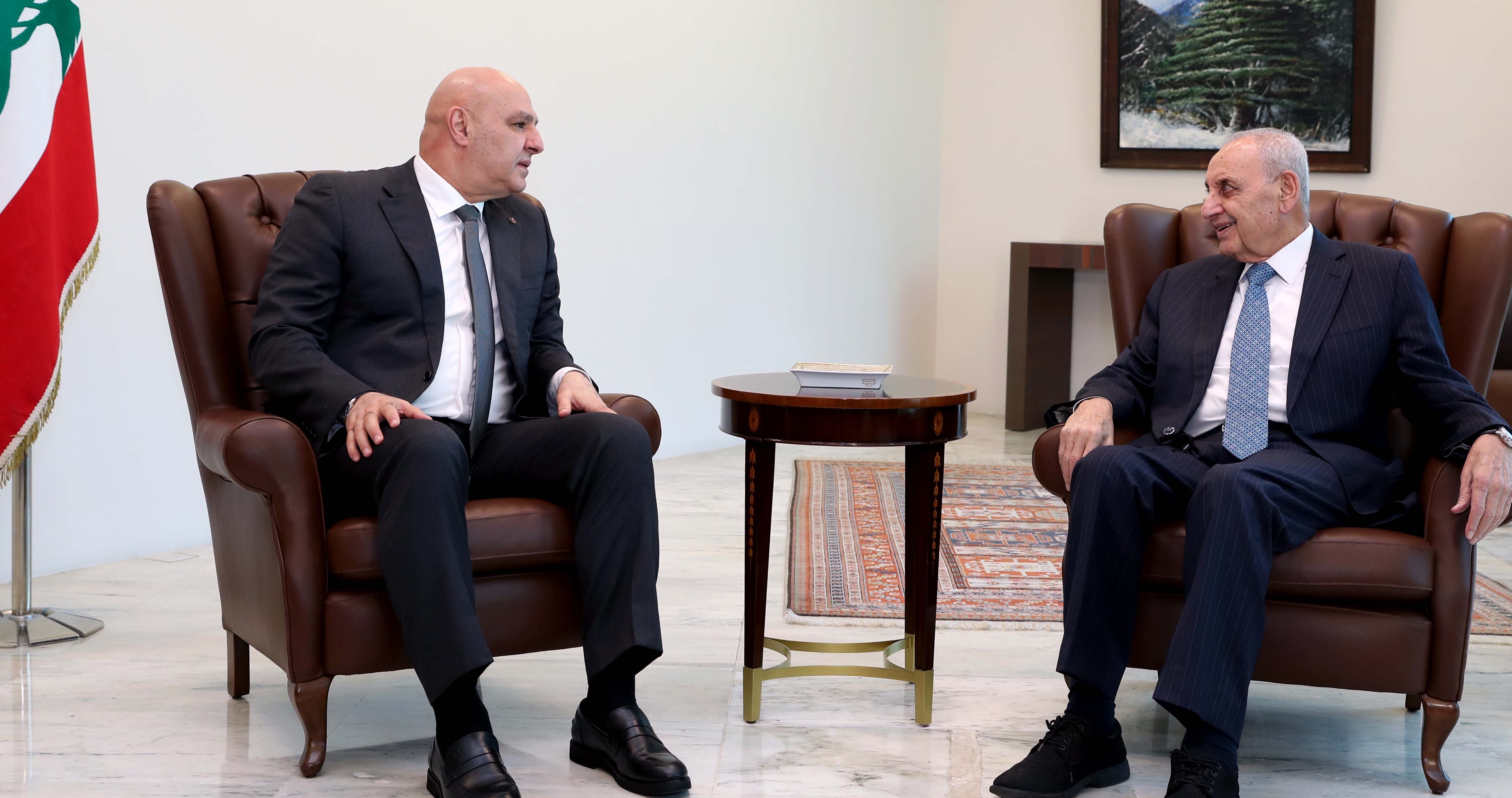Aoun broaches general situation, regional developments with Berri