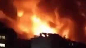 Watch: Airstrike Targets Scientific Research Center in Damascus