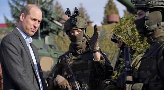 Prince William makes secret visit to Polish and British troops near Ukraine border