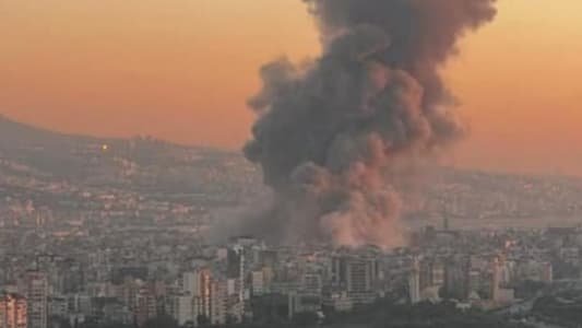 NNA: The Israeli airstrikes formed a fire belt extending from the outskirts of Burj al-Brajneh, passing through the area around Al-Saha restaurant on the airport road, and reaching Haret Hreik