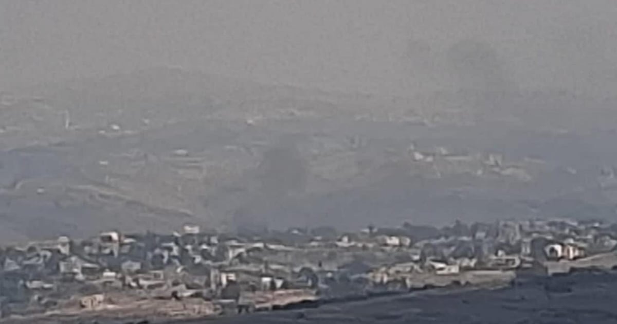 “National News Agency”: The Israeli army burns several houses in the town of Houla in the Marjayoun District after carrying out two demolition operations in the town