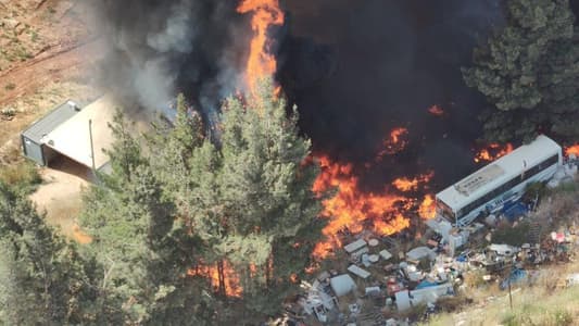 Fire breaks out in northern Israel