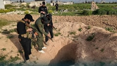 بالصورة: نفق بين لبنان وسوريا... للأسلحة!