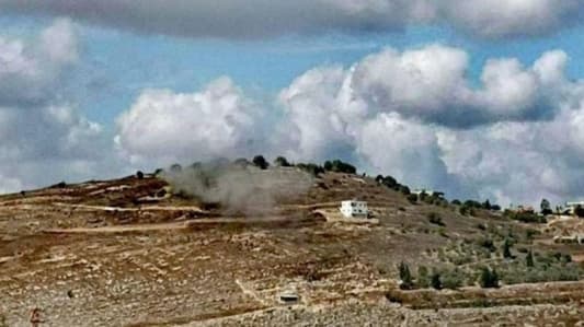 MTV correspondent: The Israeli enemy targeted with phosphorus shells the outskirts of the towns of Houla and Mays al-Jabal