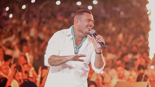 Amr Diab in an exceptional "Wedding" in Beirut