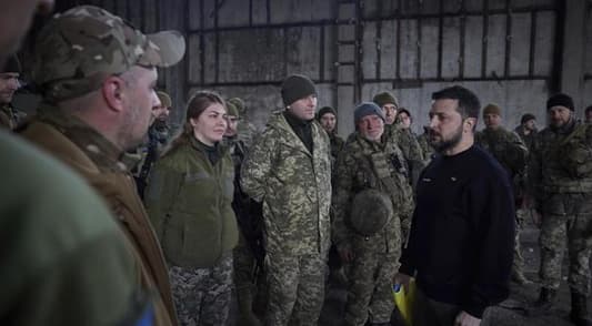 Zelensky visits frontline, deadly Russian strikes hit school, flats