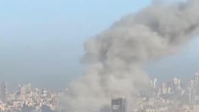 Watch: Airstrike on Chiyah Near a Hospital