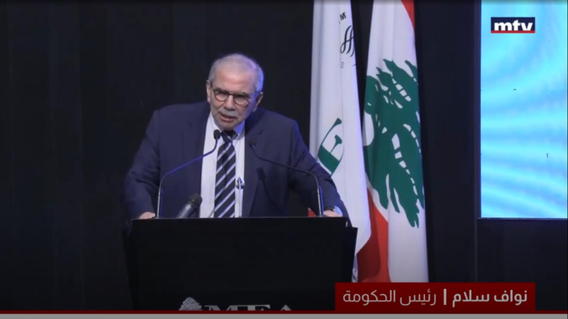 رئيس الحكومة نواف سلام خلال إطلاق مشروع إعادة تأهيل طريق المطار: الأمن على طريق المطار يُعمل عليه مع وزيري الداخلية والدفاع وعقدنا اجتماعاً لتعزيز الأمن بكل وجوهه