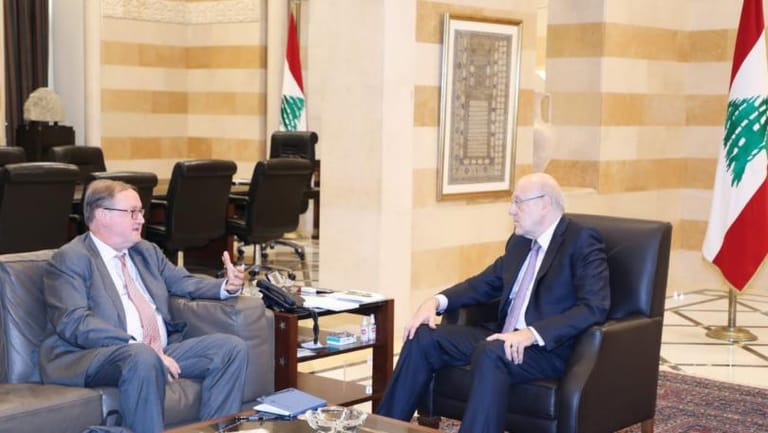 ميقاتي يلتقي بيار دوكان