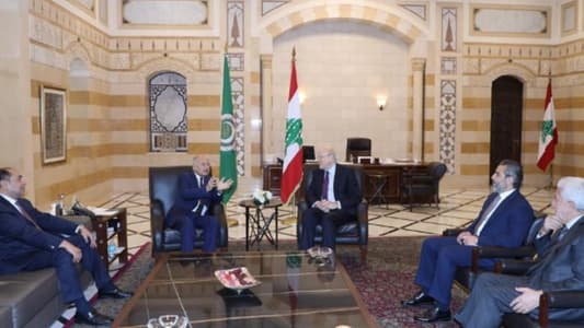 Mikati meets Arab League’s Aboul Gheit at Grand Serail