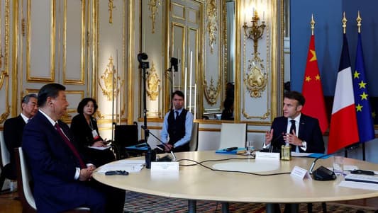 Macron, Von der Leyen Press China's Xi on Trade in Paris Talks