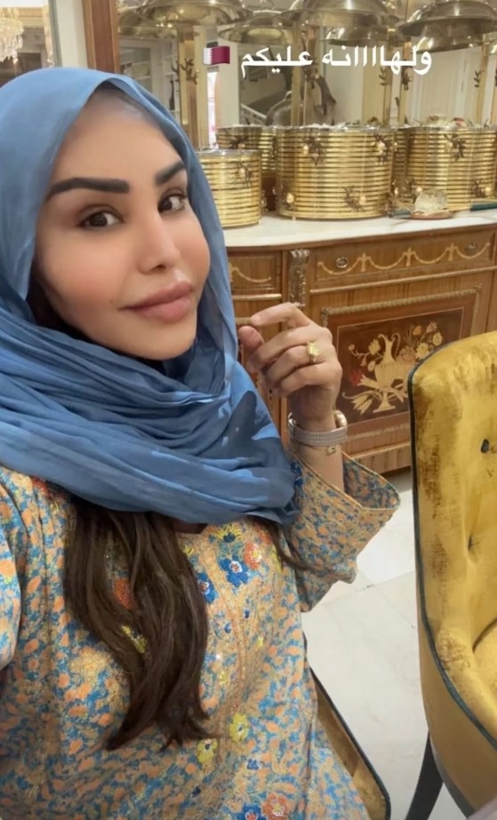 أحلام تعود إلى قطر لتمضية شهر رمضان في منزلها الفخم