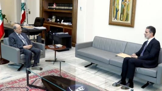 Aoun meets Tourism Minister