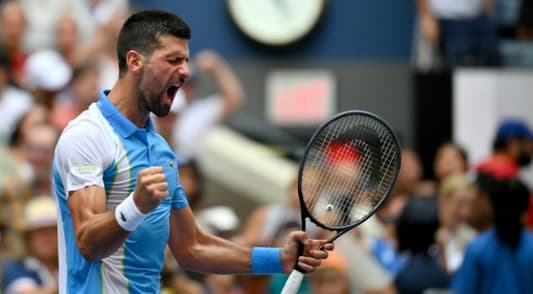 Djokovic into record 47th Grand Slam semi-final at US Open