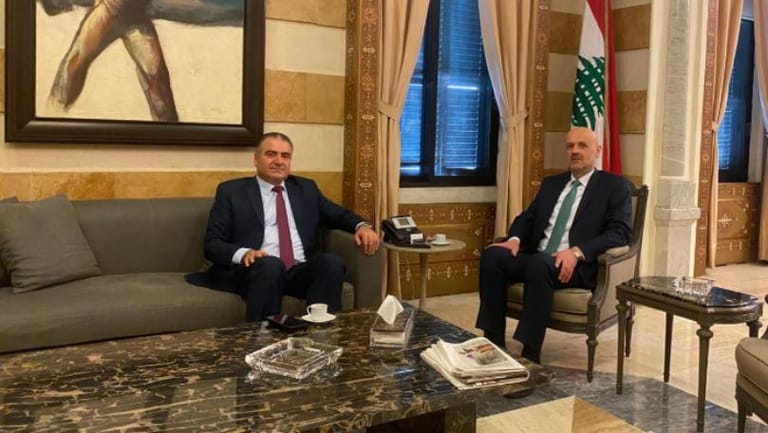 Mawlawi meets Lebanon's ambassador to Algeria, Consul of Lebanon in Dubai