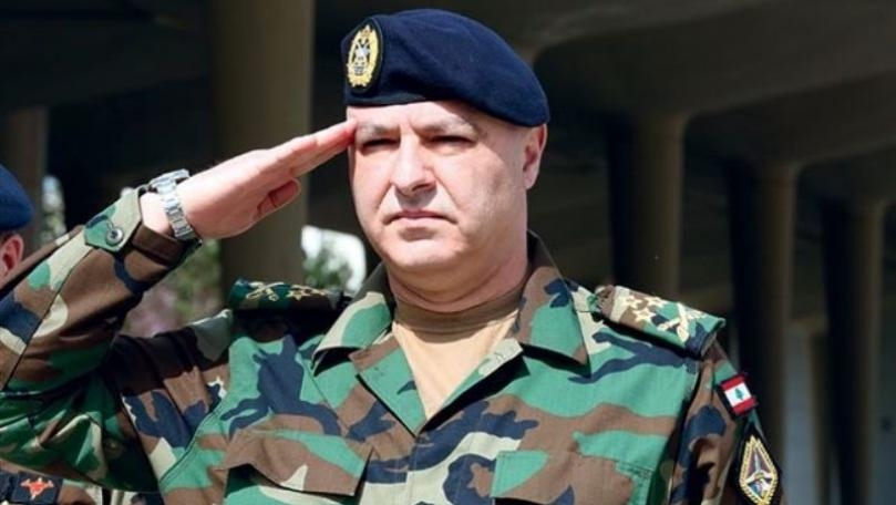 Army chief meets MPs Hasbani, Yassine