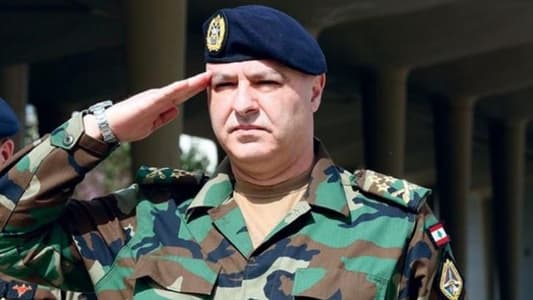 Army chief meets MPs Hasbani, Yassine