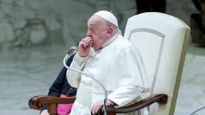 Pope Francis says he is suffering 'strong cold' during weekly audience