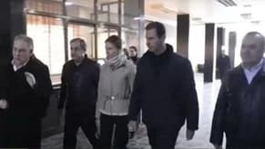 Photo: Assad's First Appearance from Moscow