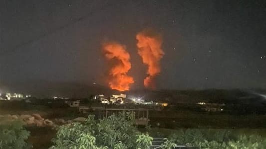 Israeli raids on the Ain plain in northern Bekaa targeted an uninhabited farm, no injuries were reported