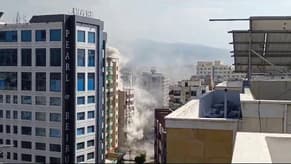 Watch: Israeli Airstrike Targeted Hezbollah's Media Office