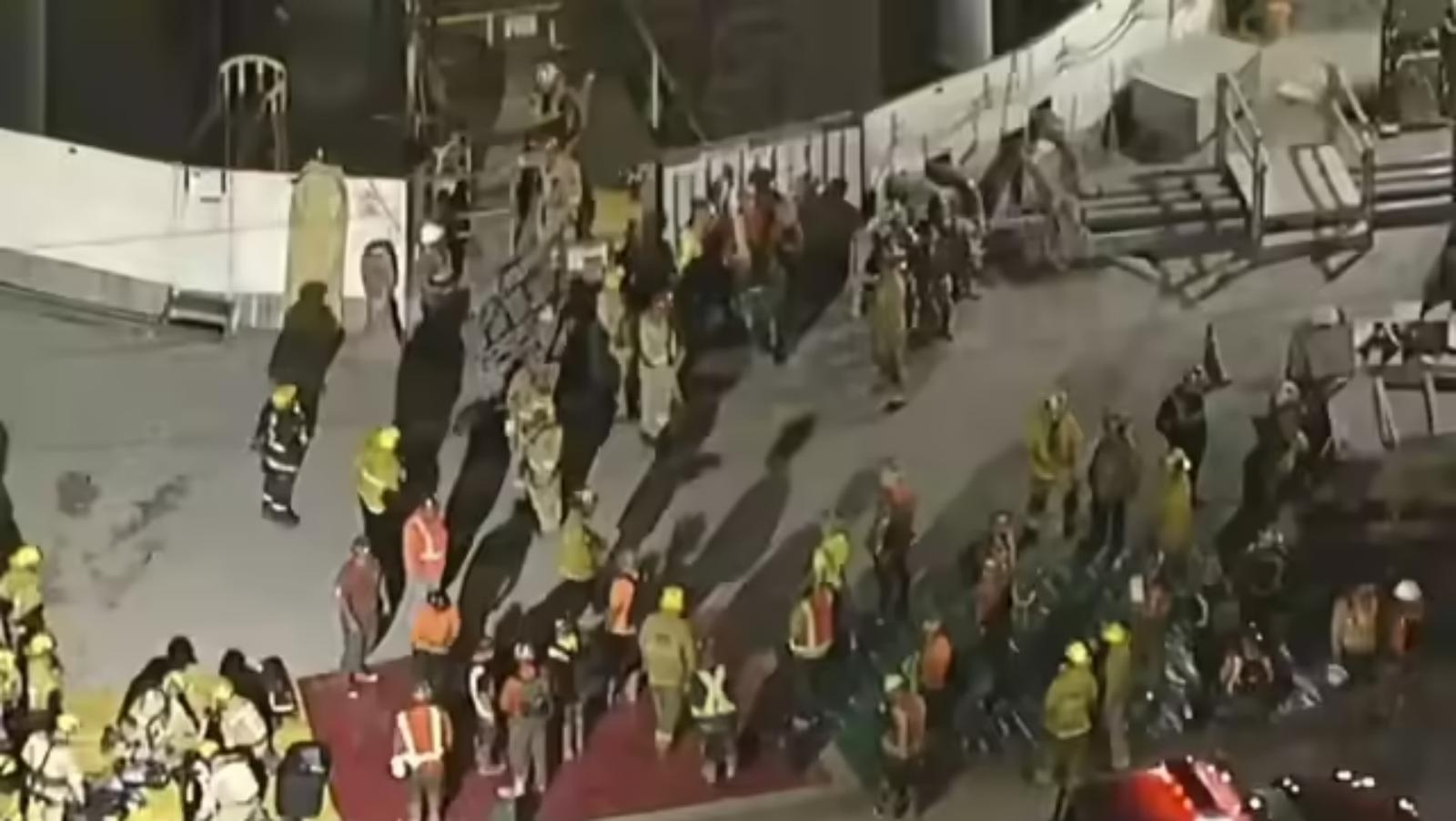 31 workers rescued after tunnel collapses in Wilmington
