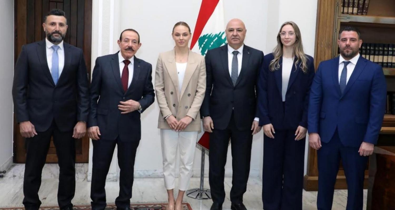 سفارة أوكرانيا في لبنان استضافت البطلة العالمية داريا بيلوديد