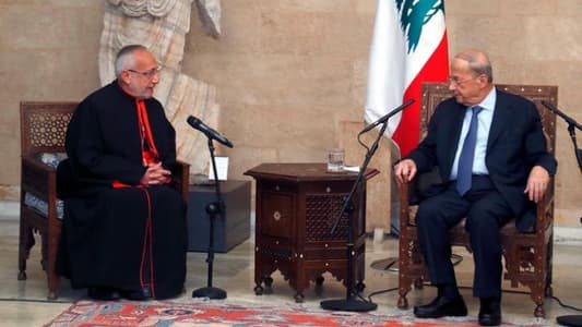 President Aoun meets new Armenian Catholic Patriarch, calls for establishment of megacenter to facilitate voting process