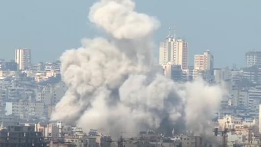 The latest airstrike on Dahieyh targeted a residential building near the highway of Sayyed Hadi Nasrallah, after the intersection of Mecherfiye, heading toward the Rawdat Al Shahidain area