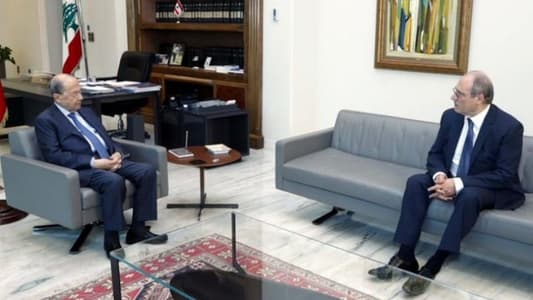 President Aoun tackles work of ministerial committee in charge of negotiating with IMF with Deputy Prime Minister